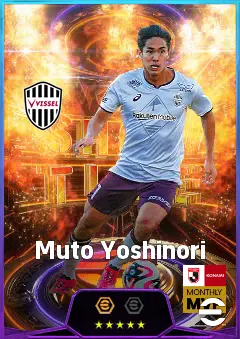 Muto Yoshinori eFootball 2026 player card, 80 OVR SS