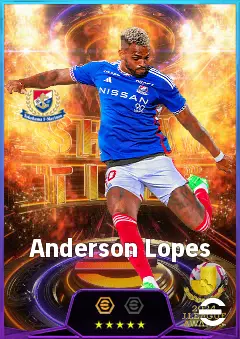 Anderson Lopes eFootball 2026 player card, 81 OVR CF