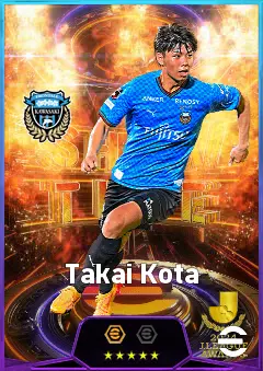 Takai Kota eFootball 2026 player card, 80 OVR CB