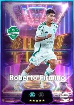 Roberto Firmino eFootball 2026 player card, 83 OVR CF