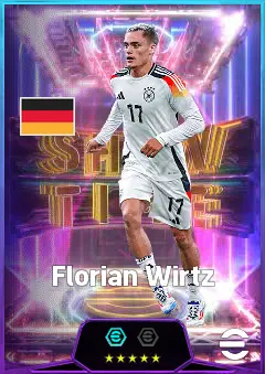 Florian Wirtz eFootball 2026 player card, 84 OVR AMF