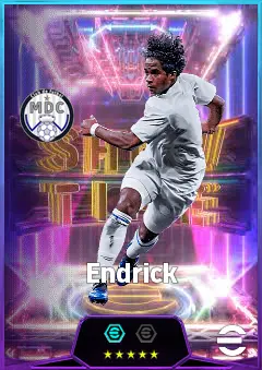Endrick eFootball 2026 player card, 82 OVR CF