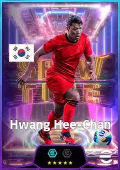 Hwang Hee-Chan eFootball 2026 player card, 81 OVR CF