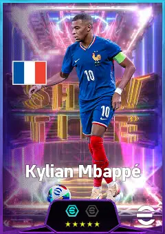 Kylian Mbappé eFootball 2026 player card, 86 OVR CF