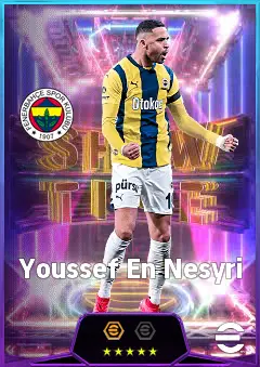 Youssef En Nesyri eFootball 2026 player card, 81 OVR CF