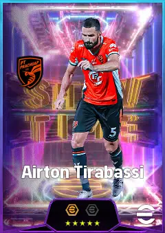 Airton Tirabassi eFootball 2026 player card, 78 OVR CB