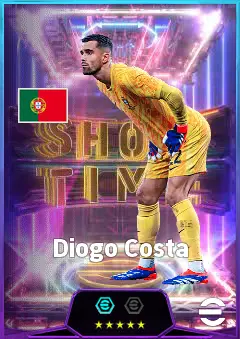 Diogo Costa eFootball 2026 player card, 81 OVR GK