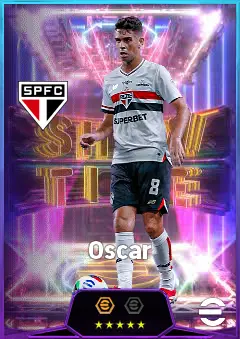Oscar eFootball 2026 player card, 82 OVR AMF