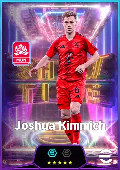 Joshua Kimmich eFootball 2026 player card, 84 OVR DMF