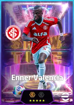 Enner Valencia eFootball 2026 player card, 82 OVR CF