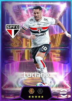 Luciano eFootball 2026 player card, 82 OVR AMF