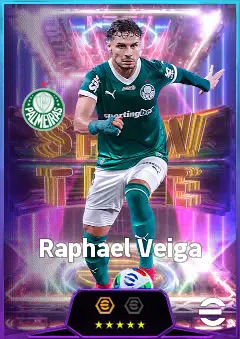 Raphael Veiga eFootball 2026 player card, 82 OVR AMF