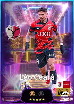 Léo Ceará eFootball 2026 player card, 80 OVR CF