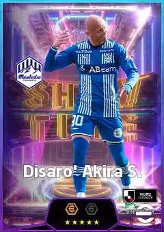 Disaro' Akira S. eFootball 2026 player card, 78 OVR CF