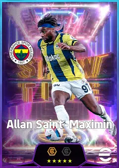 Allan Saint-Maximin eFootball 2026 player card, 81 OVR LWF