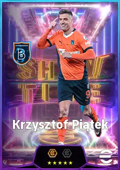 Krzysztof Piątek eFootball 2026 player card, 81 OVR CF