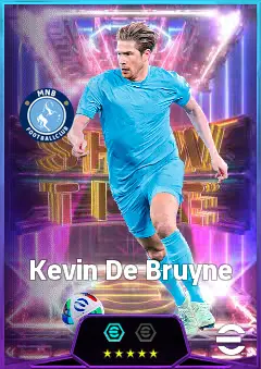 Kevin De Bruyne eFootball 2026 player card, 84 OVR AMF