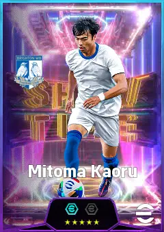 Mitoma Kaoru eFootball 2026 player card, 84 OVR LWF