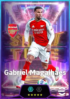 Gabriel Magalhães eFootball 2026 player card, 85 OVR CB