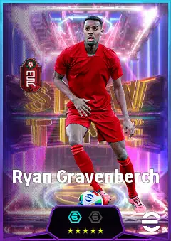 Ryan Gravenberch eFootball 2026 player card, 85 OVR DMF