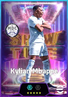 Kylian Mbappé eFootball 2026 player card, 86 OVR CF
