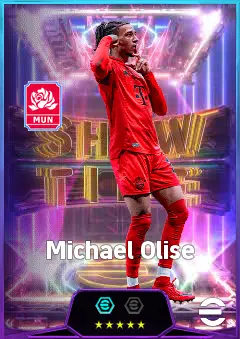 Michael Olise eFootball 2026 player card, 85 OVR RMF