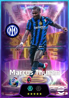 Marcus Thuram eFootball 2026 player card, 85 OVR CF