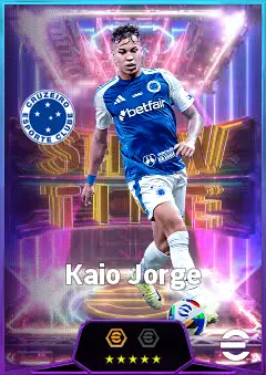 Kaio Jorge eFootball 2026 player card, 81 OVR CF