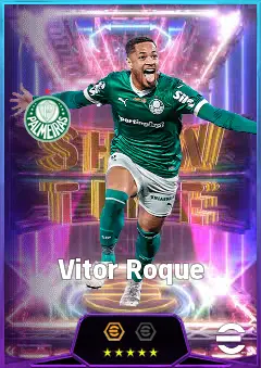 Vitor Roque eFootball 2026 player card, 81 OVR CF
