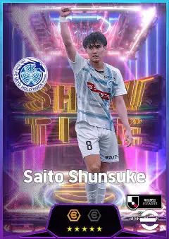 Saito Shunsuke eFootball 2026 player card, 74 OVR RMF