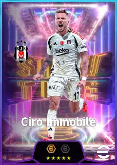 Ciro Immobile eFootball 2026 player card, 82 OVR CF