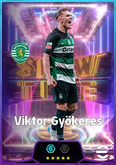 Viktor Gyökeres eFootball 2026 player card, 85 OVR CF