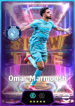 Omar Marmoush eFootball 2026 player card, 84 OVR LMF