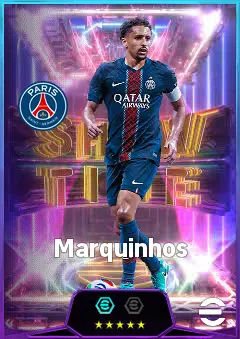 Marquinhos eFootball 2026 player card, 85 OVR CB