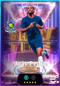 João Pedro eFootball 2026 player card, 85 OVR CF