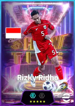 Rizky Ridho eFootball 2026 player card, 81 OVR CB
