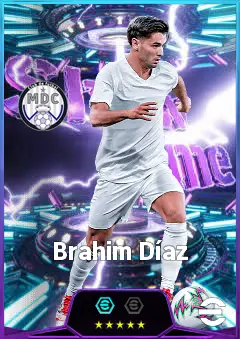 Brahim Díaz eFootball 2026 player card, 85 OVR AMF