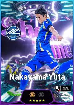 Nakayama Yuta eFootball 2026 player card, 80 OVR DMF