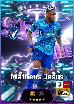 Matheus Jesus eFootball 2026 player card, 79 OVR AMF