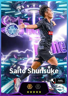 Saito Shunsuke eFootball 2026 player card, 79 OVR CF