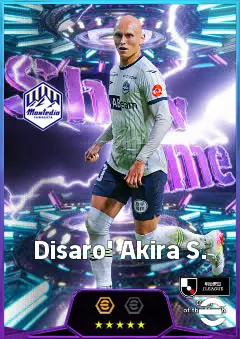 Disaro' Akira S. eFootball 2026 player card, 79 OVR CF