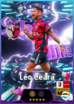 Léo Ceará eFootball 2026 player card, 80 OVR CF