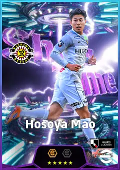 Hosoya Mao eFootball 2026 player card, 81 OVR CF