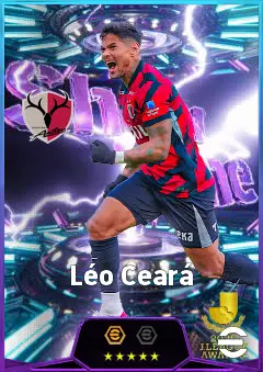 Léo Ceará eFootball 2026 player card, 82 OVR CF