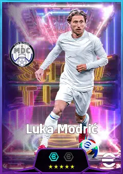 Luka Modrić eFootball 2026 player card, 84 OVR CMF