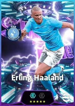 Erling Haaland eFootball 2026 player card, 87 OVR CF