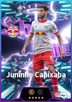 Juninho Capixaba eFootball 2026 player card, 82 OVR LB