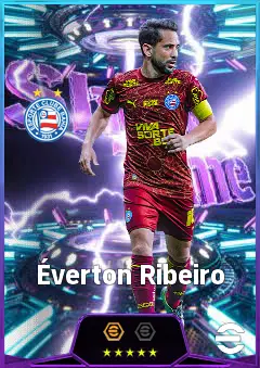 Éverton Ribeiro eFootball 2026 player card, 82 OVR AMF