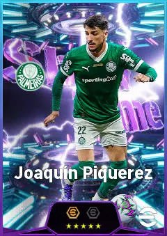 Joaquín Piquerez eFootball 2026 player card, 82 OVR LB
