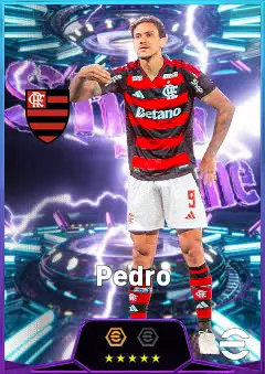 Pedro eFootball 2026 player card, 82 OVR CF